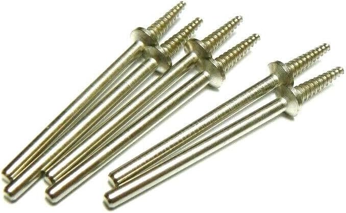 JTS Mini Mandrel Tapered Threaded Mandrel Screw Thread Head Arbor 3/32" 6pcs Made in Germany - Image 2